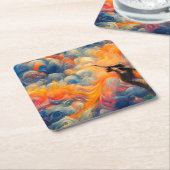 De kunstenaar van de hemel kartonnen onderzetters (Schuin)