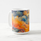 De kunstenaar van de hemel koffiemok (Voorkant links)