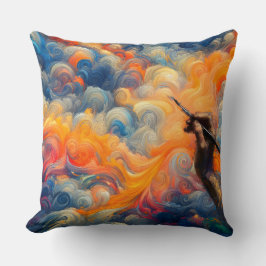 De kunstenaar van de hemel kussen