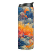 De kunstenaar van de hemel thermosbeker (Gedraaid links)