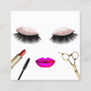 De Kunstenaar van de Make-up van de Salon van het Vierkante Visitekaartje