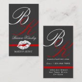 De Kunstenaar van de Make-up van de Visitekaartjes (Voorkant / Achterkant)