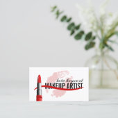 De Kunstenaar van de make-up Visitekaartje (Staand voorkant)