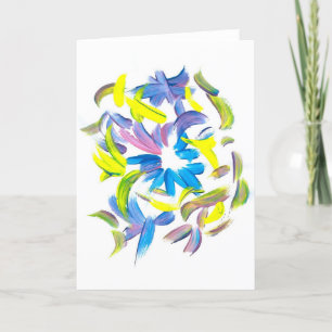 De Kunstenaar van het Autisme van de Wateren van Feestdagen Kaart