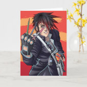 De Kunstenaar van Manga Kaart (Gele Bloem)