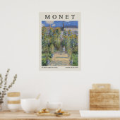 De Kunstenaarstuin Bij Vetheuil Poster (Keuken)