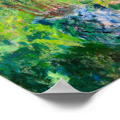 De Kunstenaarstuin te Vetheuil, 1880 door Monet Poster (Hoek)