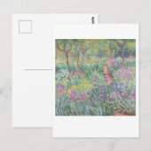 De Kunstenaarstuin van Claude Monet Painting Briefkaart (Voorkant / Achterkant)