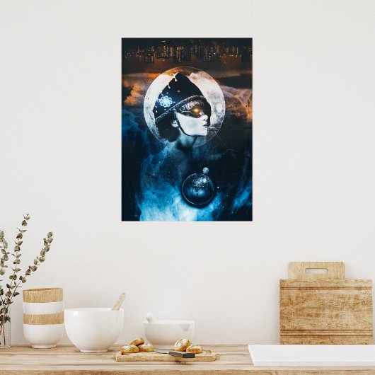 De kunstfoto's van Seer Fantasy Poster (Keuken)