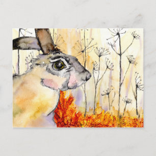 De kunstkaart van hazen (a388) briefkaart