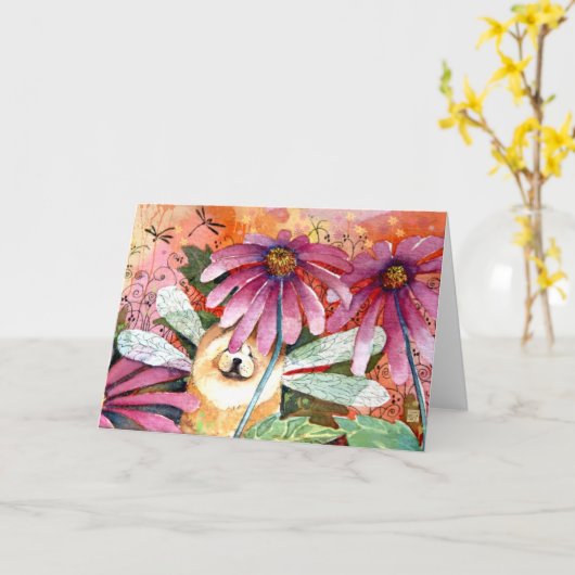 De kunstkaarten van de FEE van het VOER Kaart (Gele Bloem)