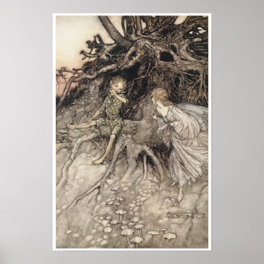 De kunstkunst van de droom van Midzomer Night Poster (Voorkant)