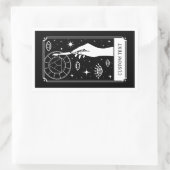 De kunstleraar Tarot aangepaste tekst Rechthoekige Sticker (Tas)