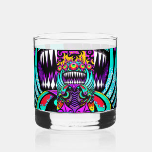 De kunstoorlogen voeden - Ken Gage Art Whisky Glas