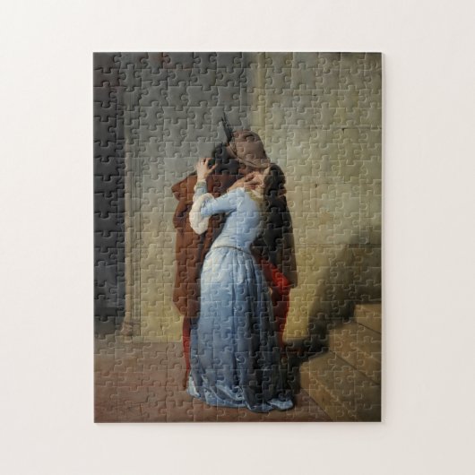 De kunstpuzzel Kiss / Il Bacio Legpuzzel (Verticaal)