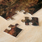 De kunstpuzzel "Rutland Herfsten" van de kerk Legpuzzel (Zijkant)