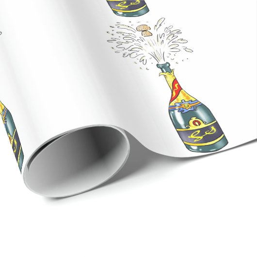 De kurk knapte cadeaupapier (Rol Hoek)