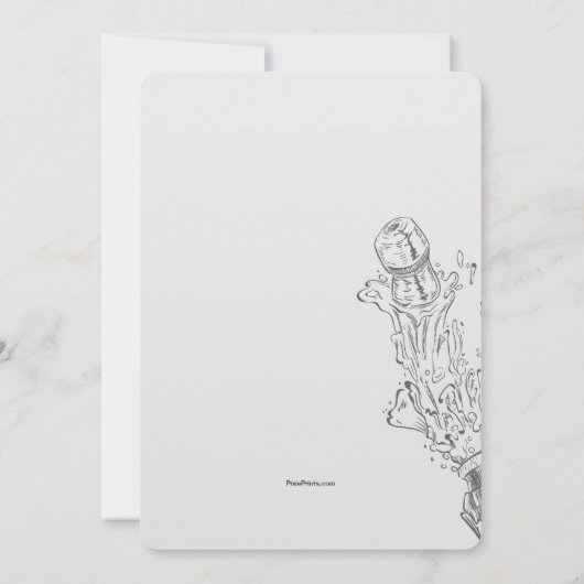 De Kurk uit de Fles Uitnodiging (Achterkant)