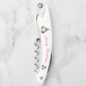 De Kurkentrekker van Christmas Gnome Waiter (Voorkant)