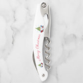 De Kurkentrekker van Christmas Gnome Waiter (Achterkant)