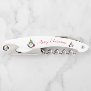 De Kurkentrekker van Christmas Gnome Waiter