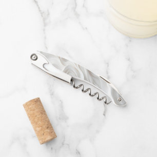 De Kurkentrekker van de minimalistische White Marb