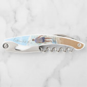 De Kurkentrekker van uw fotoober met tekst op maat (Voorkant)