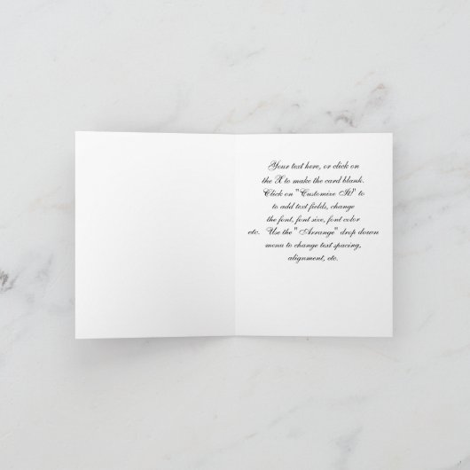 De Kus #1 BW van de Horizon van Parijs Frankrijk Bedankkaart (Binnen)