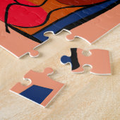 De Kus, abstract Legpuzzel (Zijkant)