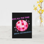 De Kus Altijd Disco Af en Toe Kaart (Gele Bloem)