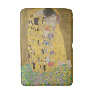 De Kus, Art Nouveau Olie Schilderij, Gustav Klimt Badmat