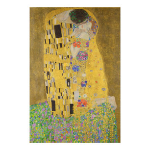 De Kus, Art Nouveau Olie Schilderij, Gustav Klimt Foto Afdruk