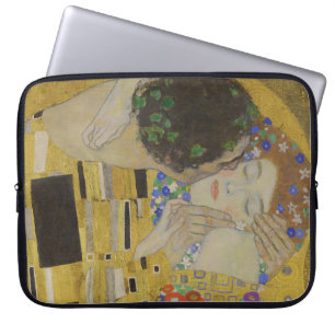 De Kus, Art Nouveau Olie Schilderij, Gustav Klimt Laptop Sleeve