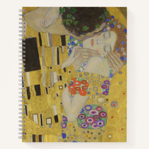 De Kus, Art Nouveau Olie Schilderij, Gustav Klimt Notitieboek