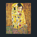 De Kus, beroemd schilderij Fleece Deken<br><div class="desc">De Kus,  beroemd schilderij van Gustav Klimt.</div>