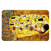 De Kus, beroemd schilderij van Gustav Klimt Magneet (Horizontaal)