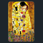 De Kus, beroemd schilderij van Gustav Klimt Magneet<br><div class="desc">Bekende kunst,  The Kiss,  van de Oostenrijkse kunstenaar Gustav Klimt</div>