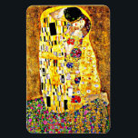 De Kus, beroemd schilderij van Gustav Klimt Magneet<br><div class="desc">De Kus,  gepassioneerd schilderij van de Oostenrijkse symbolist Gustav Klimt</div>