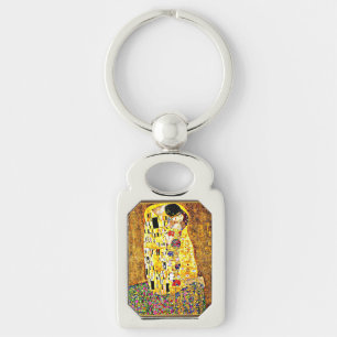 De Kus, beroemd schilderij van Gustav Klimt Sleutelhanger