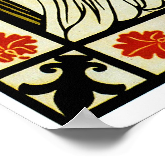 De kus / Bradley Zijne Boek 1896 ~  Poster (Hoek)