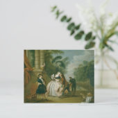 De kus briefkaart (Staand voorkant)