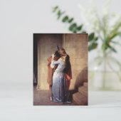 De kus briefkaart (Staand voorkant)