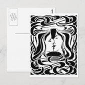 De kus briefkaart (Voorkant / Achterkant)