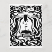 De kus briefkaart (Voorkant)