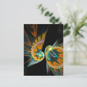 De kus briefkaart (Staand voorkant)