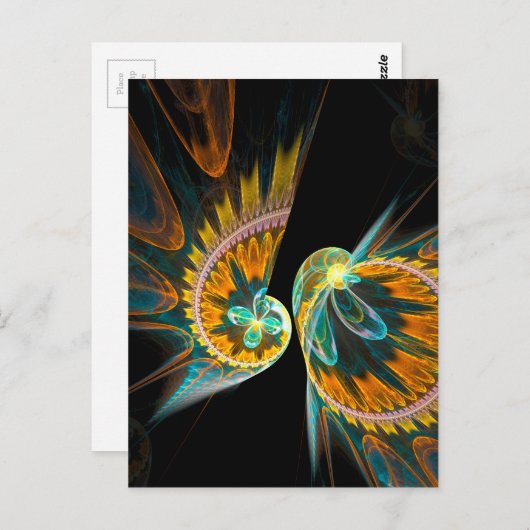 De kus briefkaart (Voorkant / Achterkant)