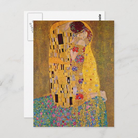 De kus briefkaart (Voorkant / Achterkant)