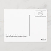 De kus briefkaart (Achterkant)