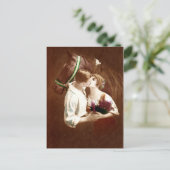 De kus briefkaart (Staand voorkant)