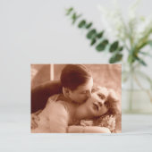 De kus briefkaart (Staand voorkant)